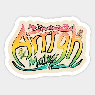 Arrgh Matey Pirates Sticker